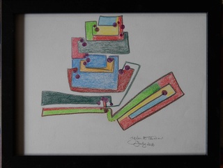 Handcrafted Drawing of files sketched by Yolande Trudeau, an Expert Artist in Montreal, QC