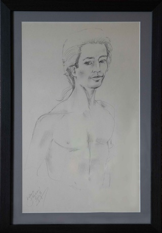 Handcrafted Sketch designed by Yolande Trudeau, Artist in Montreal, Quebec