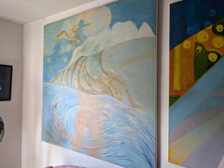 Colorful Art done by Yolande Trudeau, Artist in Montreal, Quebec