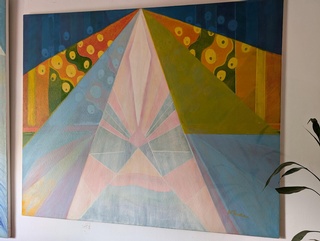 Colorful Art done by Yolande Trudeau, Artist in Montreal, Quebec